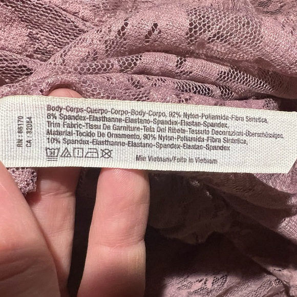 Intimately Free People Romantic Lace Maxi Dress, Dusky Rose color, size S, NWOT - Picture 11 of 13